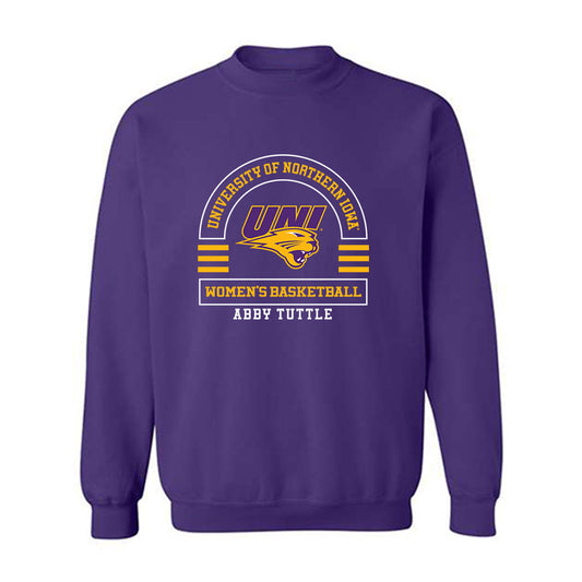 Northern Iowa - NCAA Women's Basketball : Abby Tuttle - Classic Fashion Shersey Crewneck Sweatshirt-0