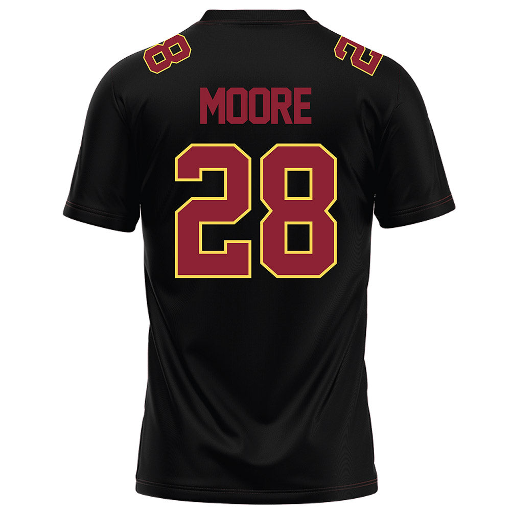 NSU - NCAA Football : Antonio Moore - Black Football Jersey-1