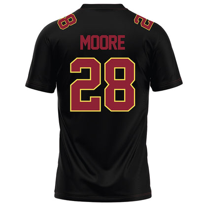 NSU - NCAA Football : Antonio Moore - Black Football Jersey-1