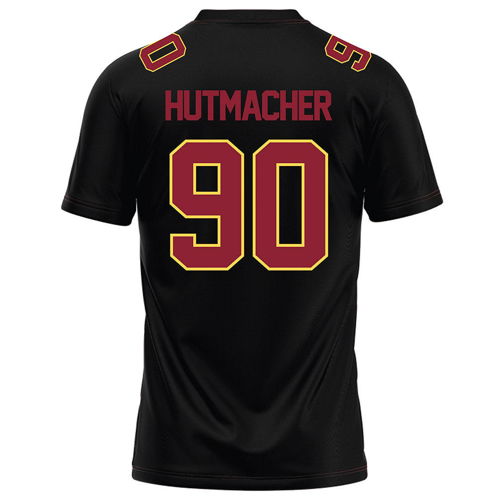 NSU - NCAA Football : Noah Hutmacher - Black Football Jersey