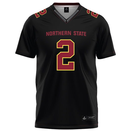 NSU - NCAA Football : Jacoby Boykins - Black Football Jersey-0