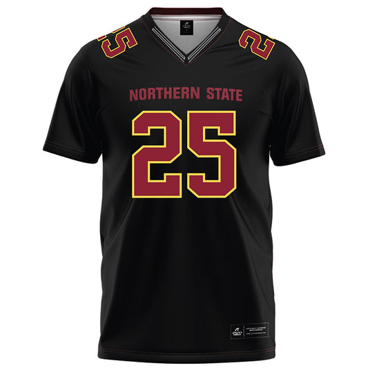 NSU - NCAA Football : Jarel Coleman - Black Football Jersey-0
