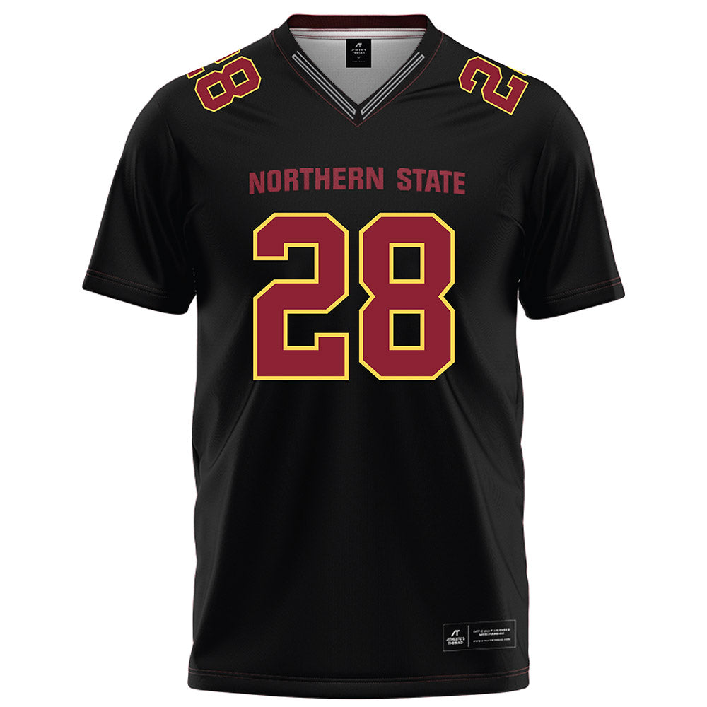 NSU - NCAA Football : Antonio Moore - Black Football Jersey-0