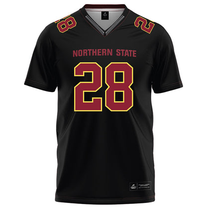 NSU - NCAA Football : Antonio Moore - Black Football Jersey-0