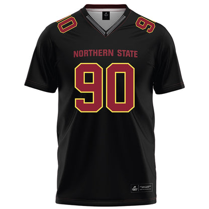 NSU - NCAA Football : Noah Hutmacher - Black Football Jersey