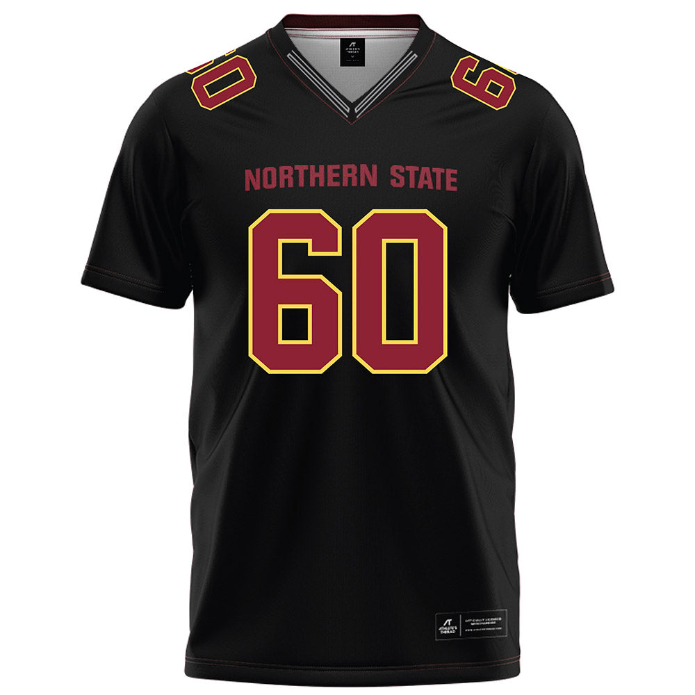 NSU - NCAA Football : Isaac Johnson - Black Football Jersey-0