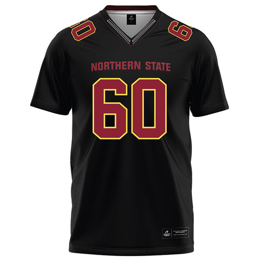 NSU - NCAA Football : Isaac Johnson - Black Football Jersey-0