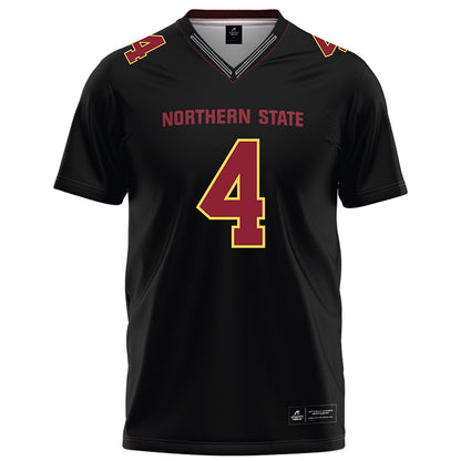 NSU - NCAA Football : Kyle Thomas - Black Football Jersey-0