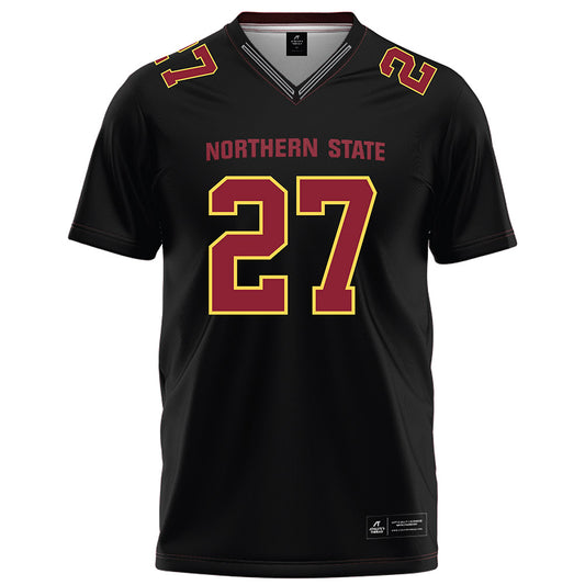 NSU - NCAA Football : Kale Johnson - Black Football Jersey-0