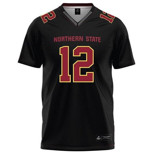 NSU - NCAA Football : Collin Fritton - Black Football Jersey-0