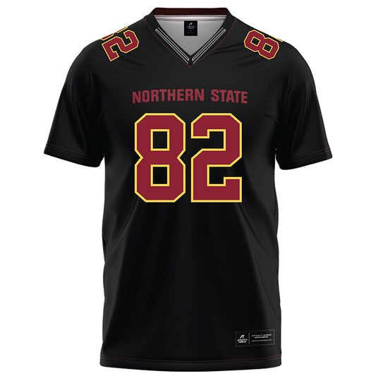 NSU - NCAA Football : Louie Schwabe - Black Football Jersey-0