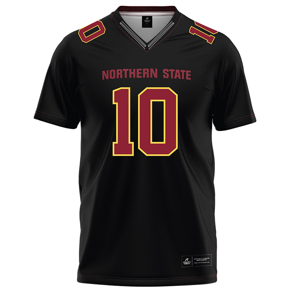 NSU - NCAA Football : Cooper Logan - Black Football Jersey-0