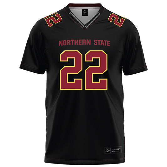 NSU - NCAA Football : Brock Pedersen - Black Football Jersey