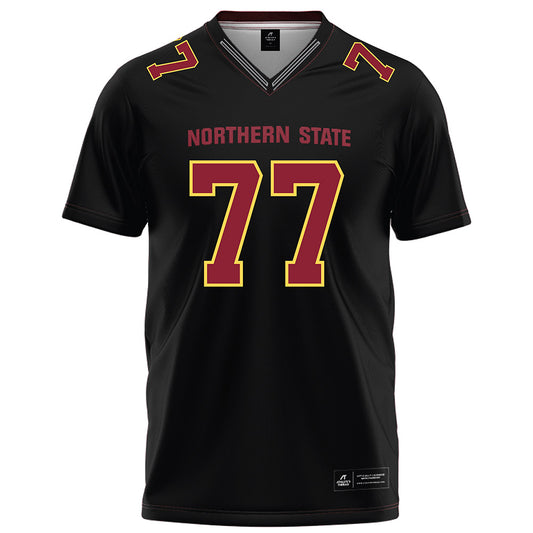 NSU - NCAA Football : Riley Helgeson - Black Football Jersey-0