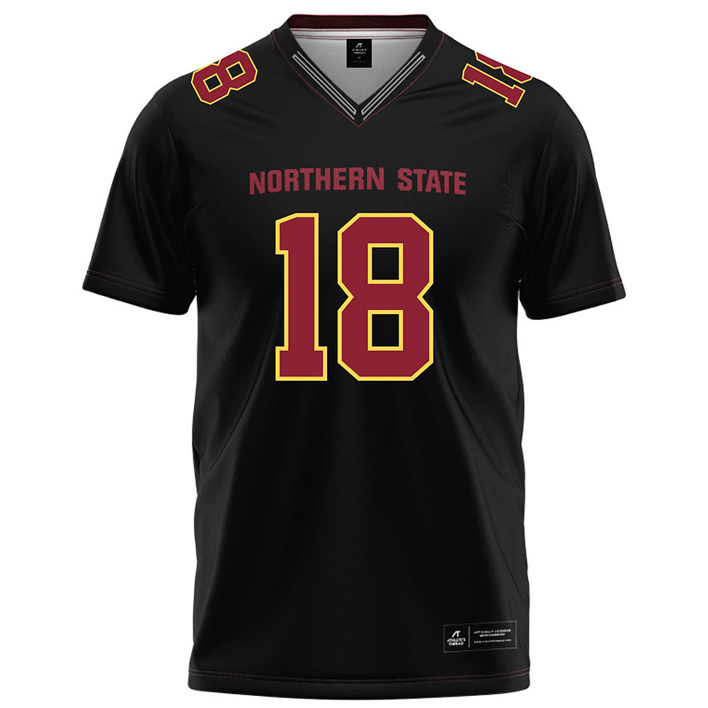 NSU - NCAA Football : Brock Bagozzi - Black Football Jersey-0