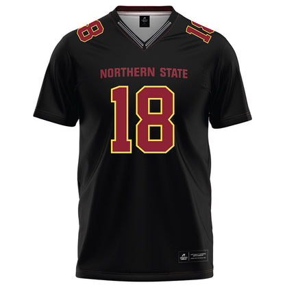NSU - NCAA Football : Brock Bagozzi - Black Football Jersey-0