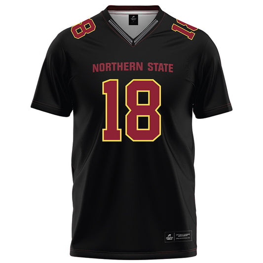 NSU - NCAA Football : Brock Bagozzi - Black Football Jersey-0