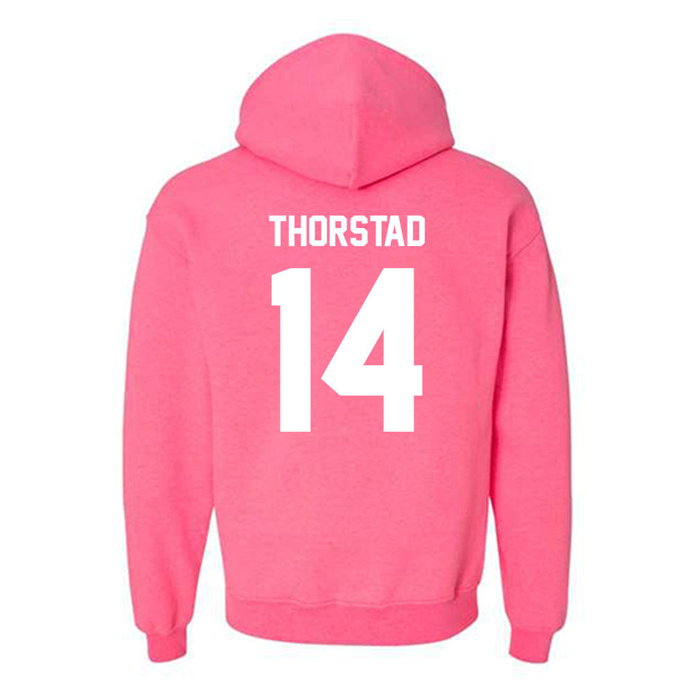NSU - NCAA Women's Soccer : Addyson Thorstad - Classic Shersey Hooded Sweatshirt-1