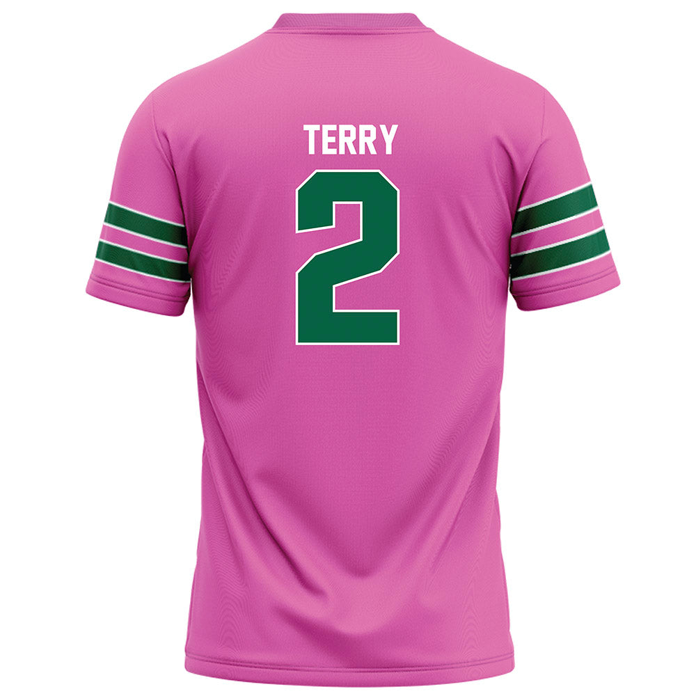 UAB - NCAA Football : Yusuf Terry - Pink Football Jersey-1