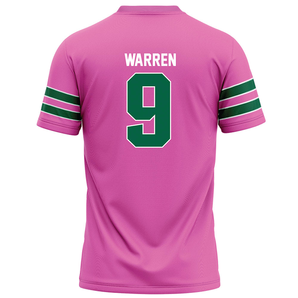 UAB - NCAA Football : Denver Warren - Pink Football Jersey-1