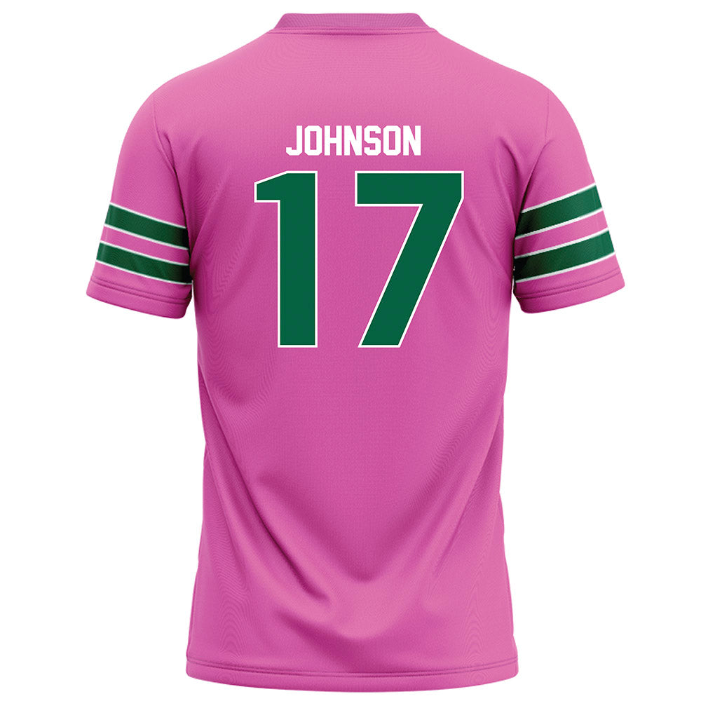 UAB - NCAA Football : Zach Johnson - Pink Football Jersey-1