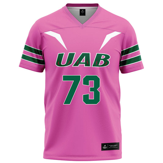 UAB - NCAA Football : Mason Chorak - Pink Football Jersey-0