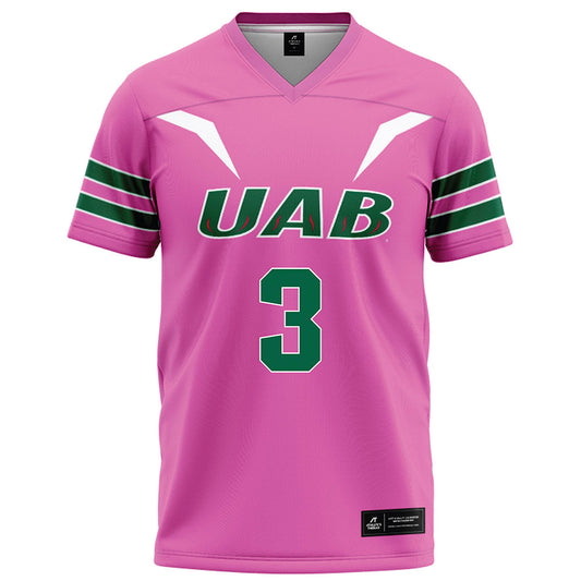 UAB - NCAA Football : Ray Thornton III - Pink Football Jersey-0