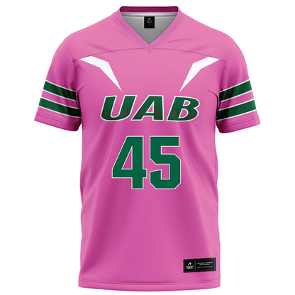 UAB - NCAA Football : Freddie Owens - Pink Football Jersey-0