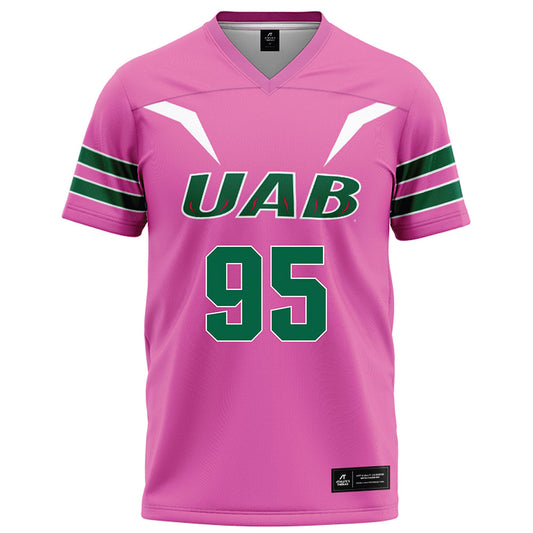 UAB - NCAA Football : Derrick Shepard Jr - Pink Football Jersey-0