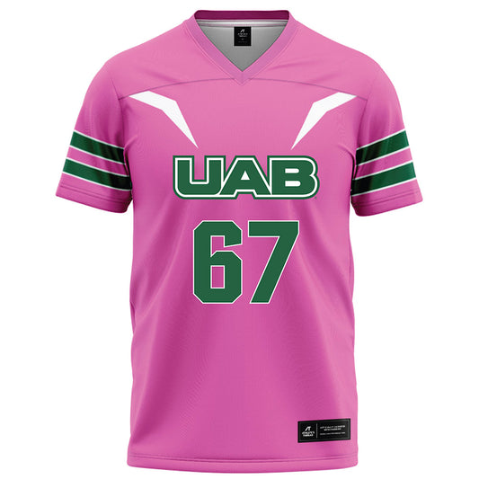 UAB - NCAA Football : Wes Wiggins - Pink Football Jersey-0