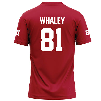 Nicholls State - NCAA Football : Treylin Whaley - Red Football Jersey-1