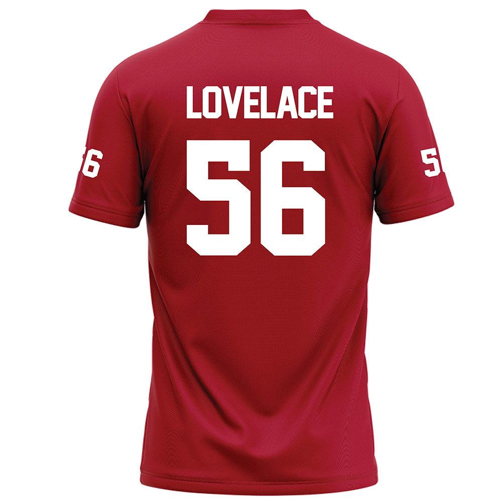 Nicholls State - NCAA Football : Rasheed Lovelace - Red Football Jersey