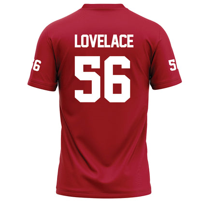 Nicholls State - NCAA Football : Rasheed Lovelace - Red Football Jersey