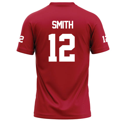 Nicholls State - NCAA Football : Jordan Smith - Red Football Jersey-1