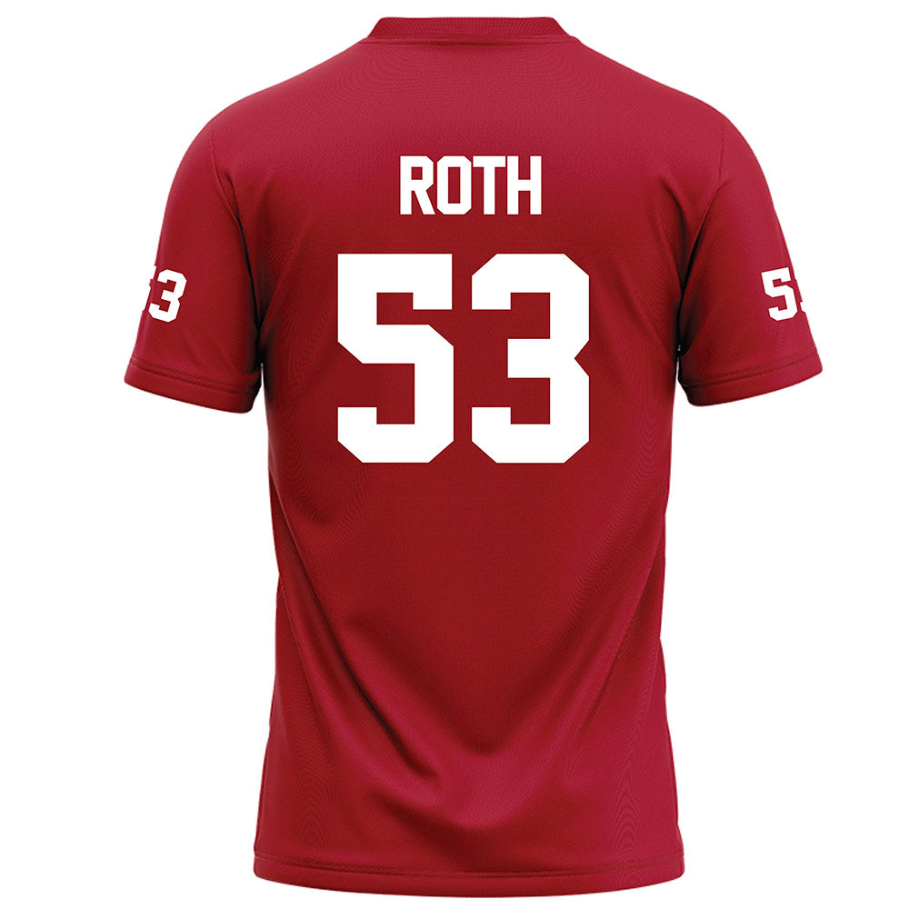 Nicholls State - NCAA Football : Craig Roth - Red Football Jersey-1
