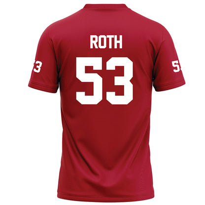 Nicholls State - NCAA Football : Craig Roth - Red Football Jersey-1