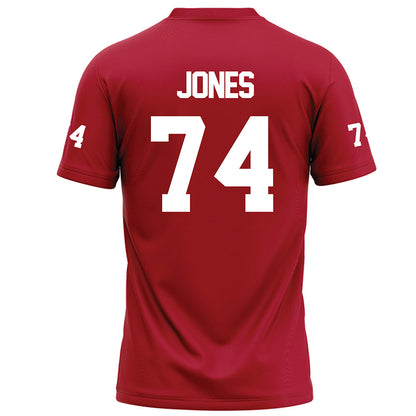 Nicholls State - NCAA Football : Preston Jones - Red Football Jersey-1