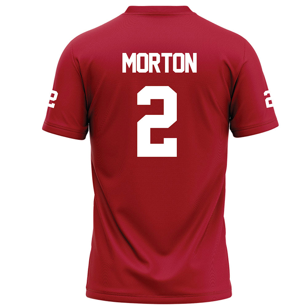 Nicholls State - NCAA Football : Tyler Morton - Red Football Jersey