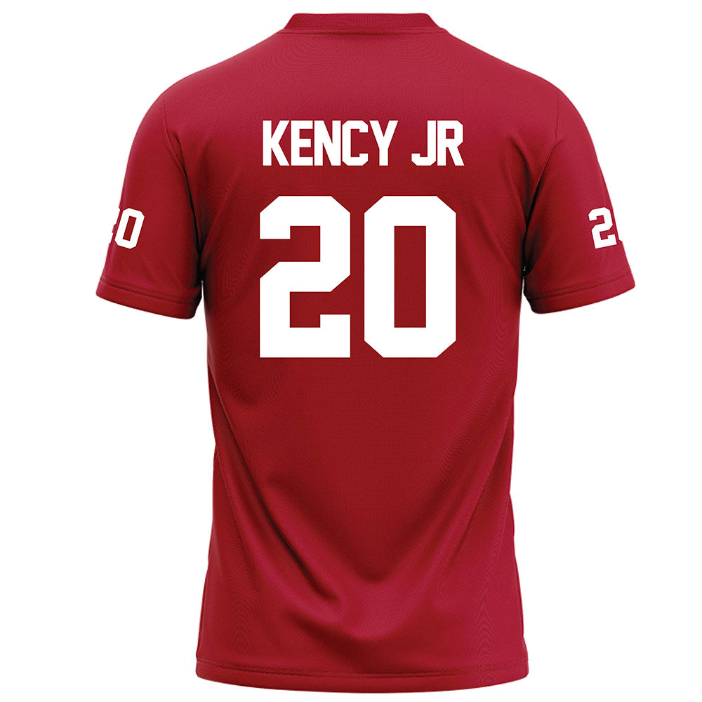 Nicholls State - NCAA Football : David Kency Jr - Red Football Jersey-1