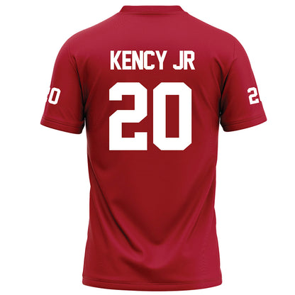 Nicholls State - NCAA Football : David Kency Jr - Red Football Jersey-1