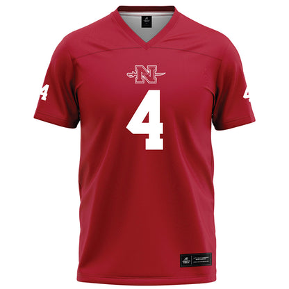 Nicholls State - NCAA Football : Ty Marsh - Red Football Jersey-0