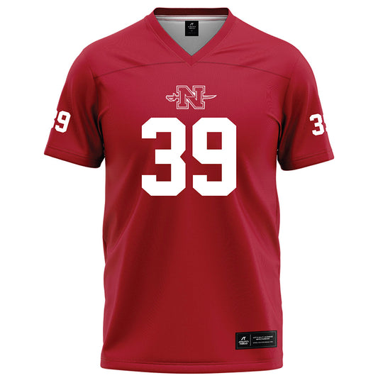 Nicholls State - NCAA Football : Kayden Andoh - Red Football Jersey-0
