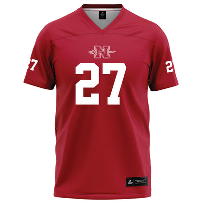 Nicholls State - NCAA Football : Payton Tally - Red Football Jersey-0
