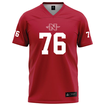 Nicholls State - NCAA Football : Ryan Bernard - Red Football Jersey