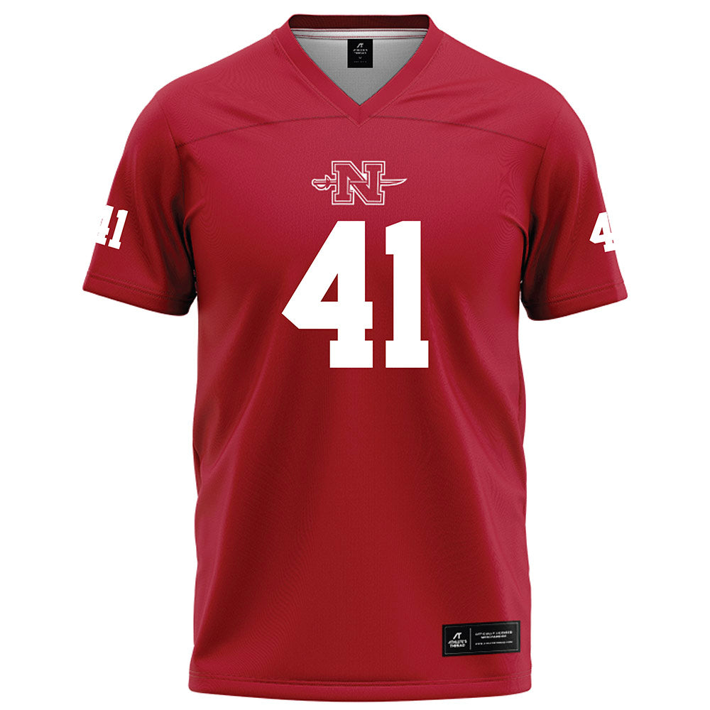  - NCAA Football : Reece Turner - Red Football Jersey-0