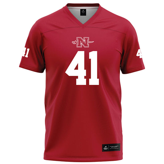  - NCAA Football : Reece Turner - Red Football Jersey-0