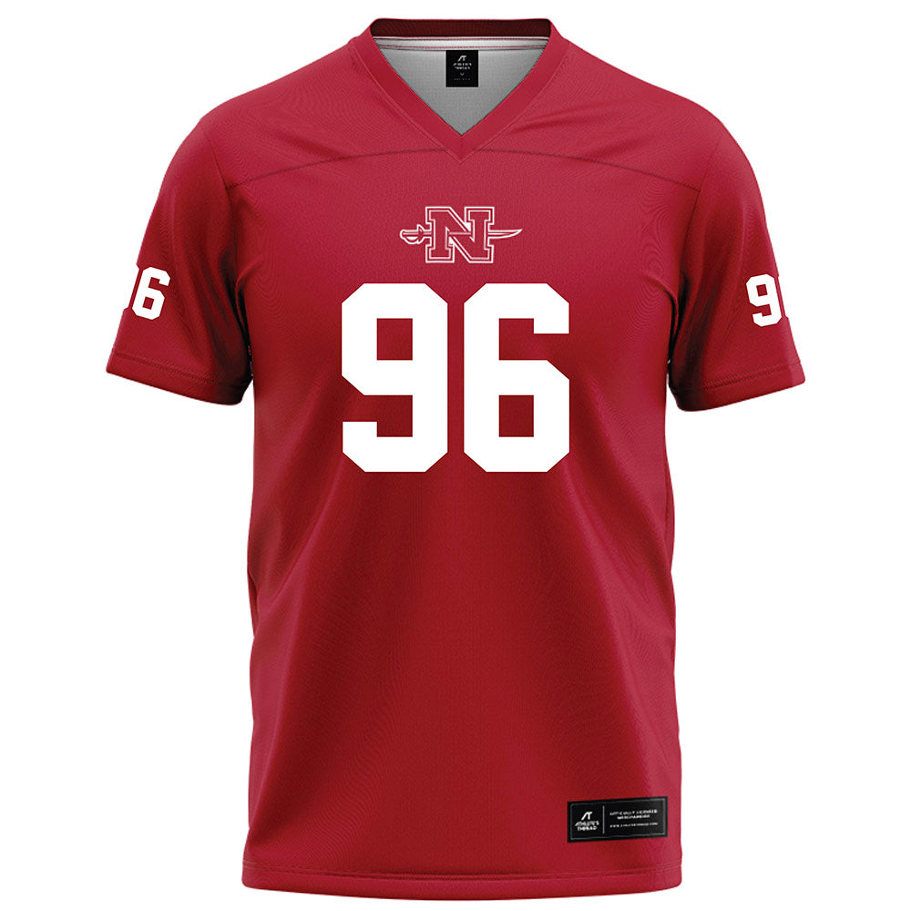 Nicholls State - NCAA Football : Gavin Nelson - Red Football Jersey-0