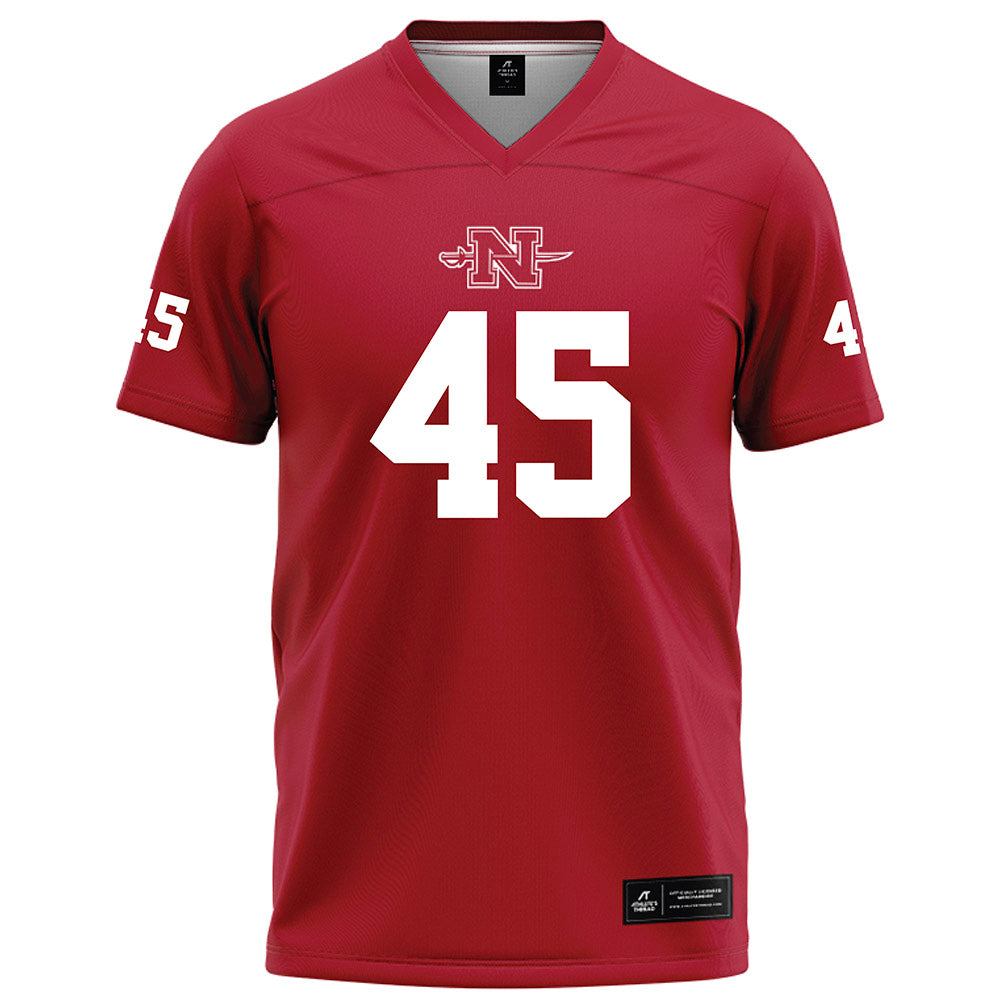 Nicholls State - NCAA Football : Noah Onyia - Red Football Jersey-0