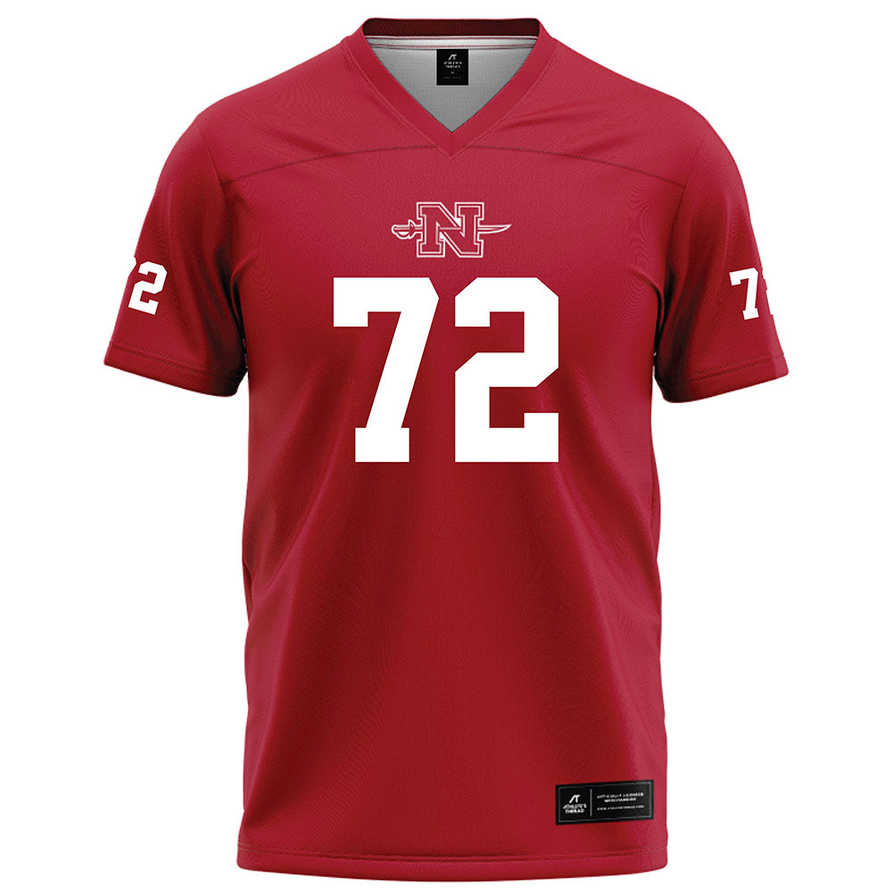 Nicholls State - NCAA Football : MarcQues Mayo - Red Football Jersey-0