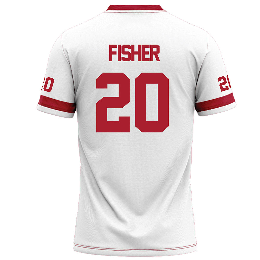 Nicholls State - NCAA Football : Kershawn Fisher - White Football Jersey